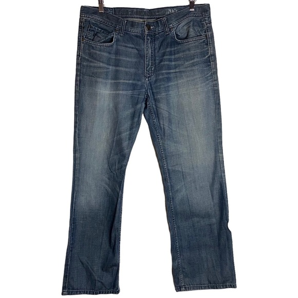 Marc Anthony Slim Jeans Straight Leg Pockets Relaxed Fit Casual High Rise 36 - Picture 1 of 16